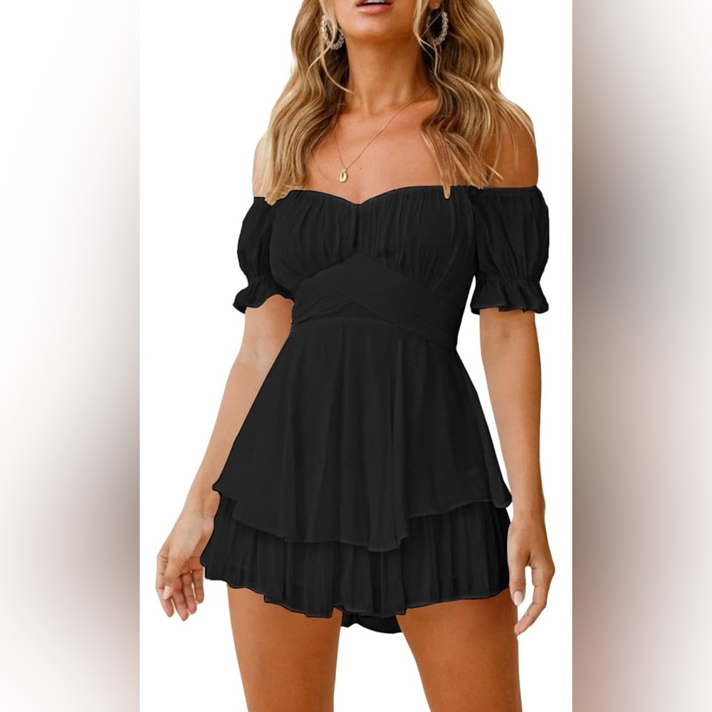 Fixmatti Women Ruffle Rompers